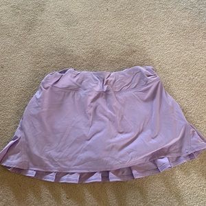 Lululemon pace setter tennis skirt 6 purple